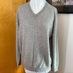 Heather Grey Cashmere Sweater